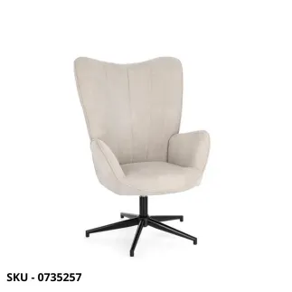 marca-design-shop-stile-moderno-stile-contemporaneo- Poltrona Relax Inas con Struttura In Acciaio, Girevole