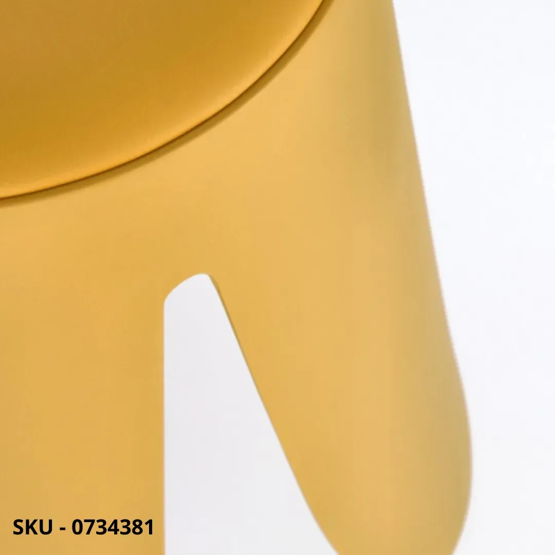 marca-design-shop-stile-moderno-stile-contemporaneo -Set di 4 Sgabelli Pouf Imogen in Polipropilene e seduta in Similpelle