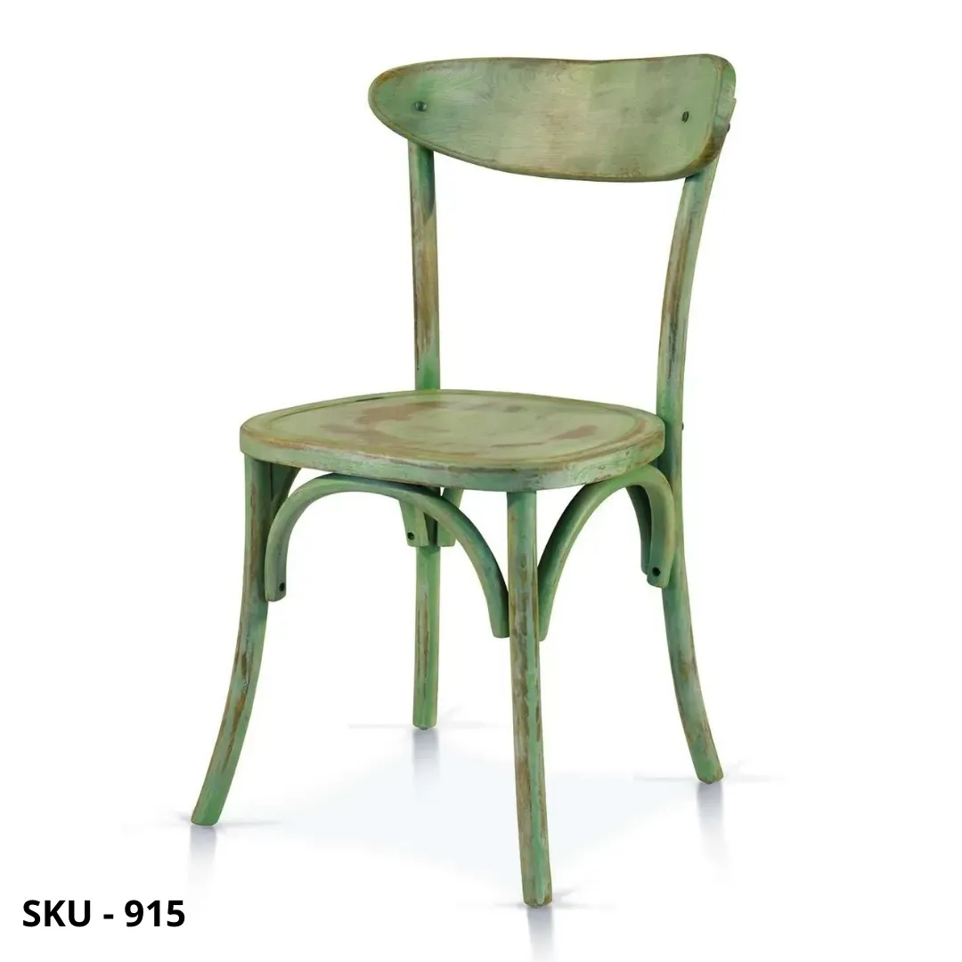 marca-design-shop-stile-moderno-stile-contemporaneo-Set di 2 Sedie Verdi Consumate in Legno