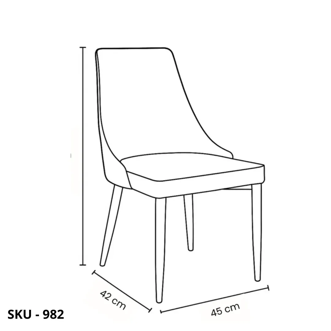 marca-design-shop-stile-moderno-stile-contemporaneo-Set di 4 Sedie con Struttura in Metallo Rivestita