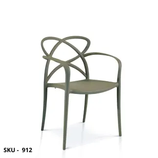 marca-design-shop-stile-moderno-stile-contemporaneo-Set di 4 Sedie Impilabili con Braccioli in Polipropilene