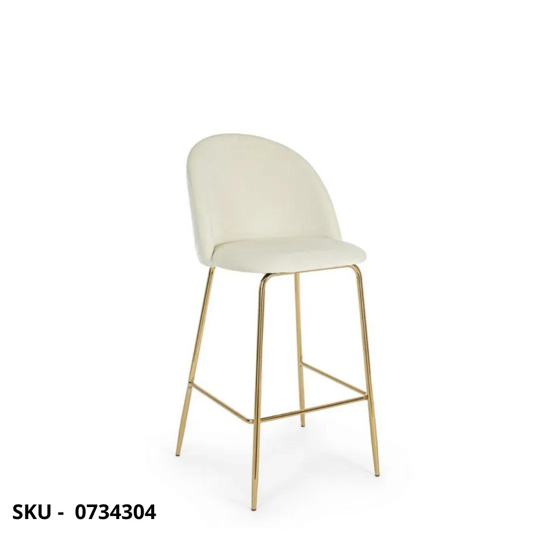 marca-design-shop-stile-moderno-stile-contemporaneo-Set di 2 Sgabelli Fissi Carry con Gambe Dorate in Acciaio