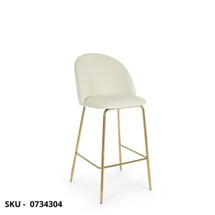 marca-design-shop-stile-moderno-stile-contemporaneo-Set di 2 Sgabelli Fissi Carry con Gambe Dorate in Acciaio