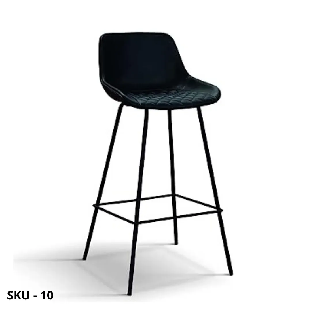 Set 2 Sgabelli Moderni in Ecopelle Antracite | Marca Design Shop