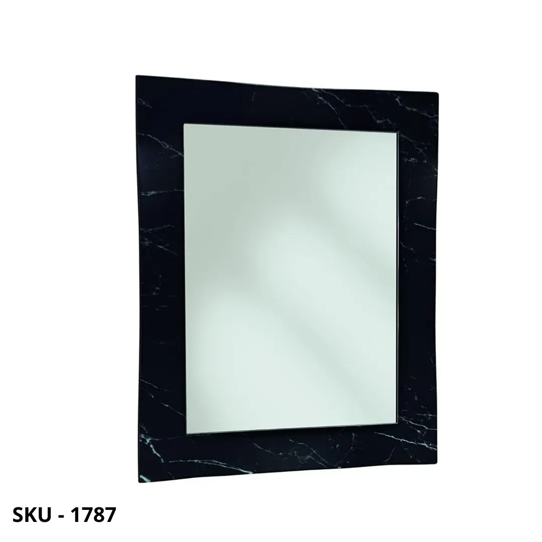 marca-design-shop-stile-moderno-stile-contemporaneo-Specchio da Parete Rettangolare con Cornice in Vetro Effetto Marmo