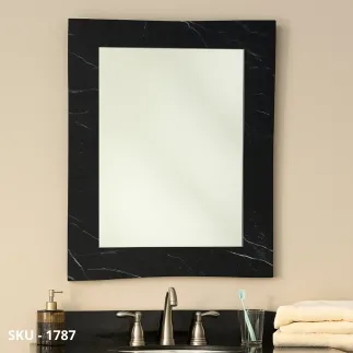 marca-design-shop-stile-moderno-stile-contemporaneo-Specchio da Parete Rettangolare con Cornice in Vetro Effetto Marmo