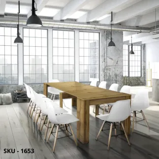 marca-design-shop-stile-moderno-stile-contemporaneo-Consolle Estensibile in Nobilitato con 4 Allunghe