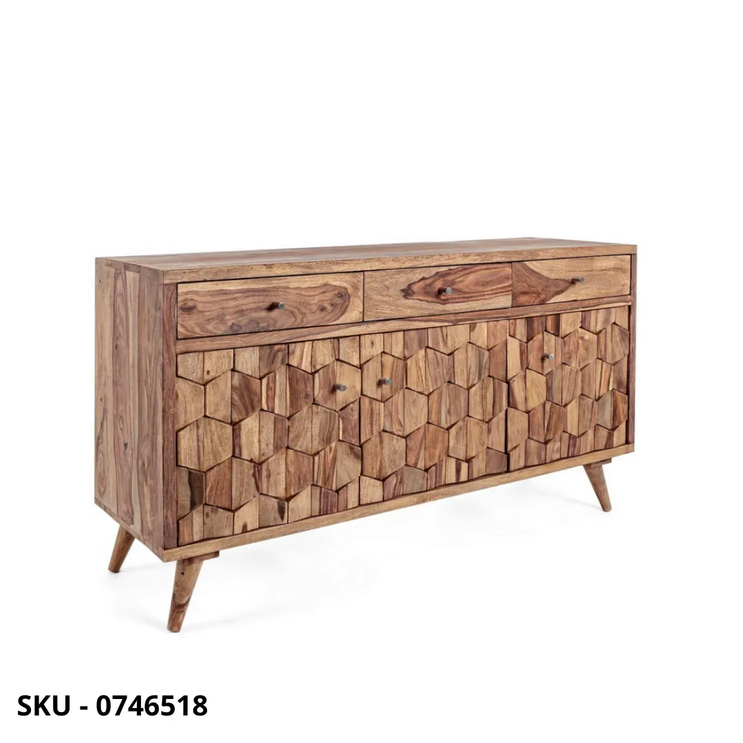 marca-design-shop-stile-moderno-stile-contemporaneo-Credenza Kant in Legno Sheesham, Finitura Naturale