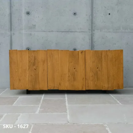 Credenza 3 Ante Rovere e Ferro Moderno - Marca Design Shop