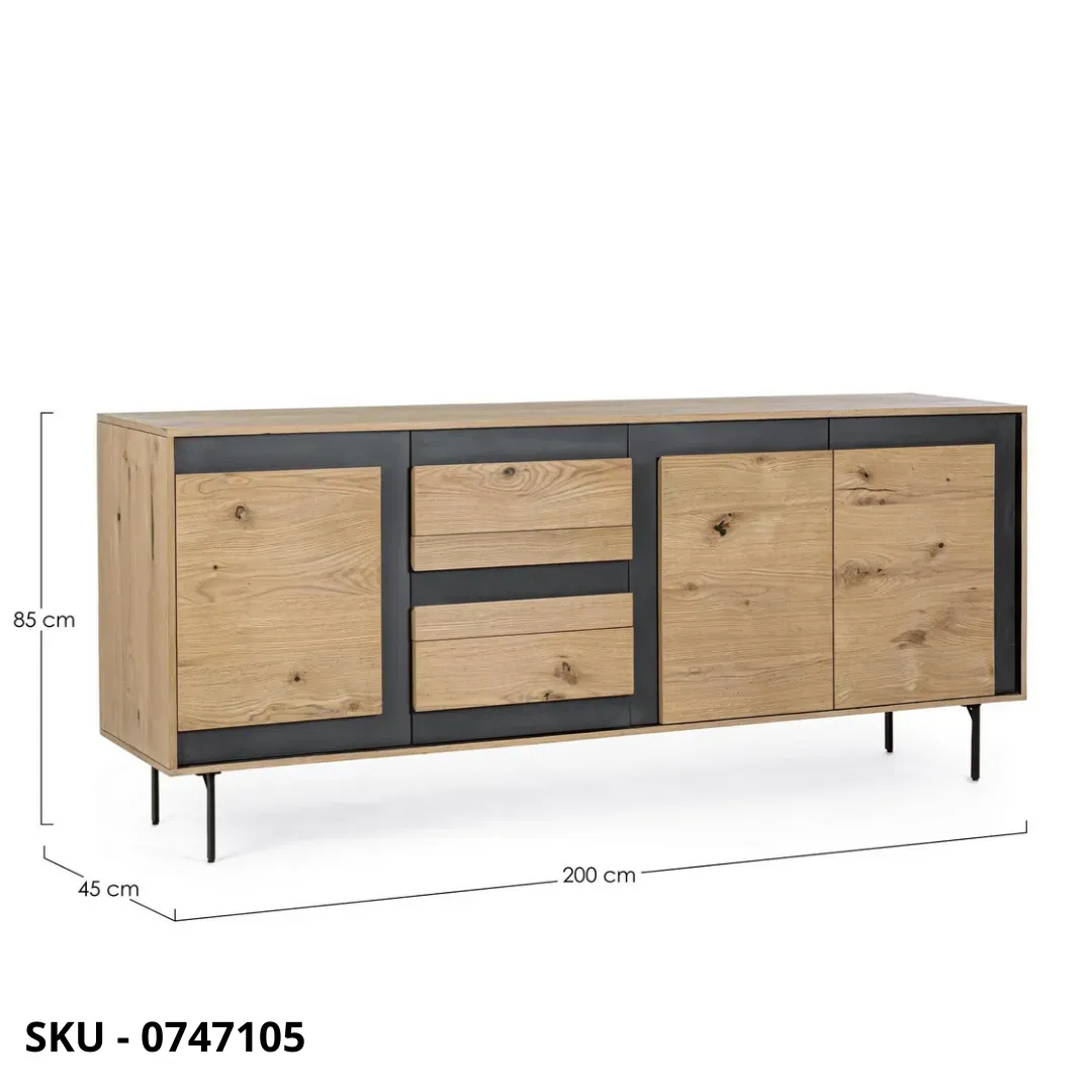 marca-design-shop-stile-moderno-stile-contemporaneo-Cassettiera Stanwood in Legno di Pino