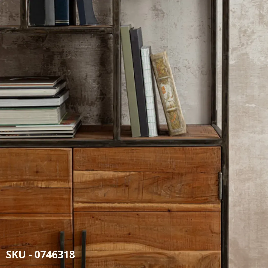 marca-design-shop-stile-moderno-stile-contemporaneo-Libreria Elmer in Acciaio