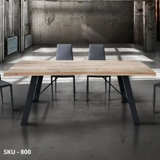 marca-design-shop-tavolo-fisso-in-rovere-massello-nodo-aperto-spazzolato-spessore-6-cm-stile-moderno-made-in-italy