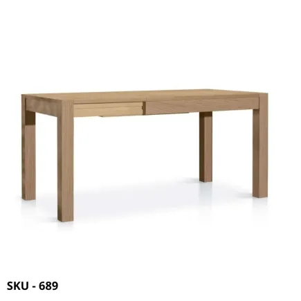 Tavolo allungabile, rovere naturale effetto materico, 1 allunga da 50 cm – Stile Moderno – Contemporaneo – Made in Italy