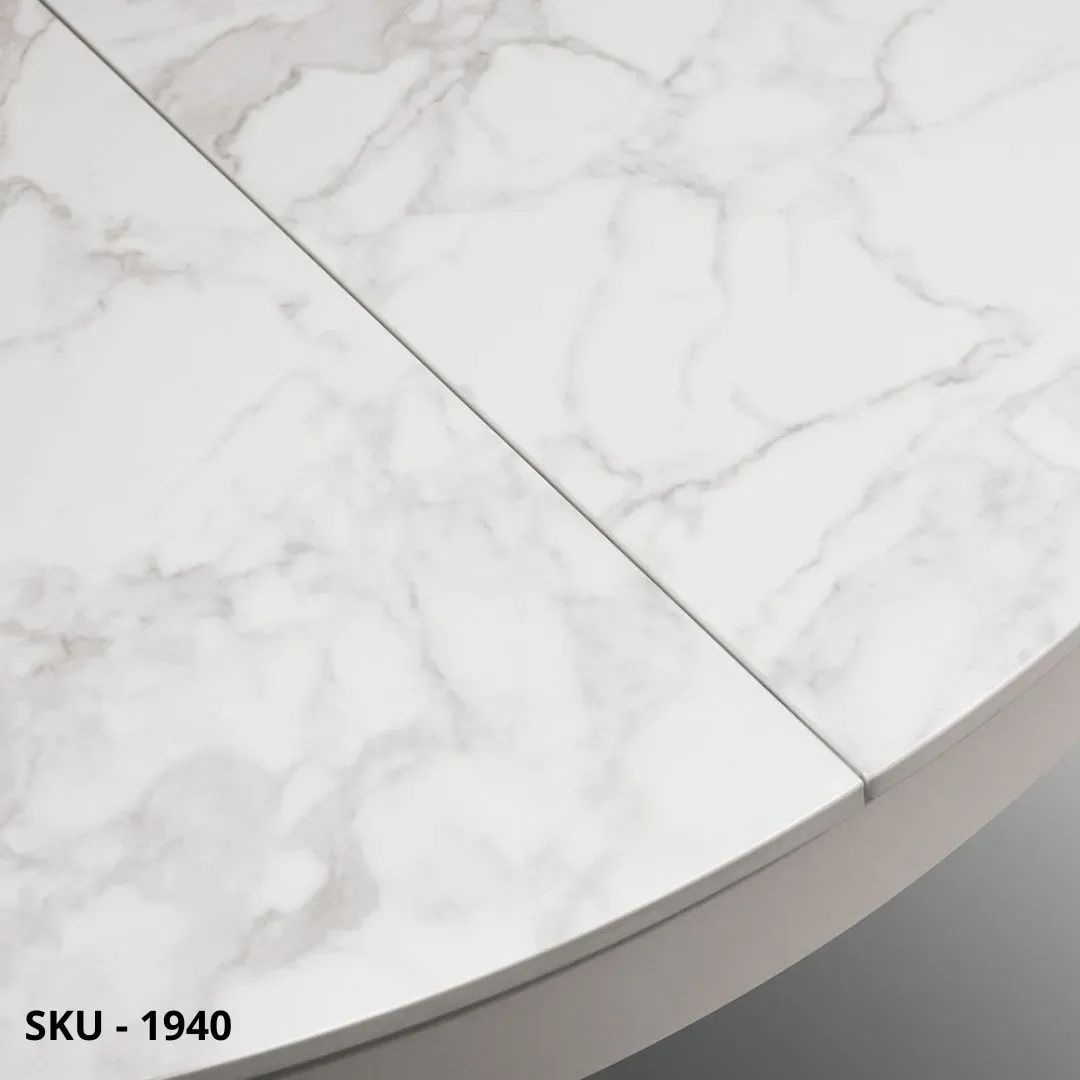 marca-design-shop-stile-moderno-stile-contemporaneo-Tavolo Rotondo Allungabile in Ceramica Arabesco