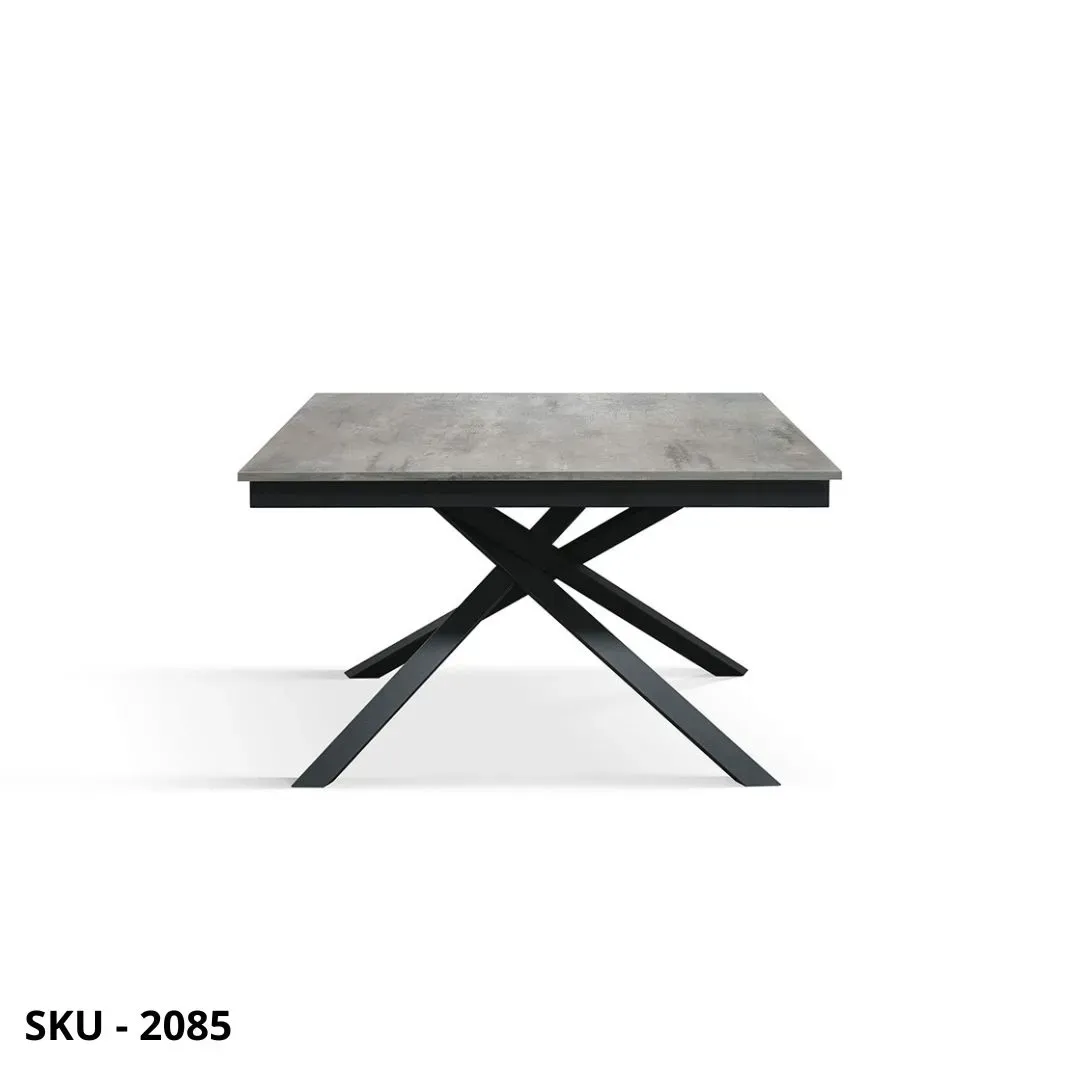 marca-design-shop-stile-moderno-stile-contemporaneo-Tavolo Allungabile in Nobilitato con Gambe incrociate