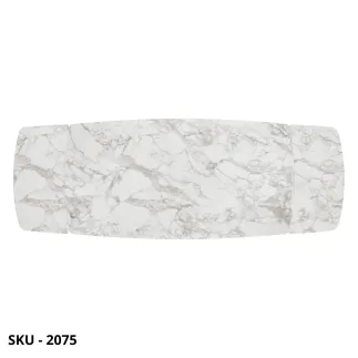 Tavolo Effetto Marmo Allungabile con Piano in Ceramica e Gambe in Metallo Bronzo – Stile Moderno – Made in Italy