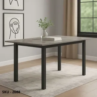 marca-design-shop-stile-moderno-stile-contemporaneo-Tavolo Allungabile in Nobilitato e Gambe in metallo – Stile Contemporaneo