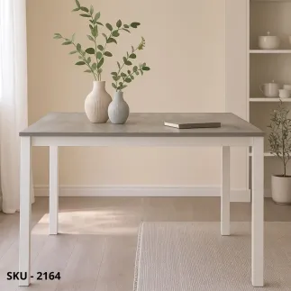 Tavolo Allungabile in Nobilitato e Gambe in metallo – Stile Contemporaneo – Made in Italy