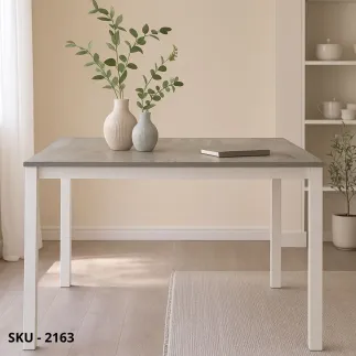 Tavolo Allungabile in Nobilitato e Gambe in metallo – Stile Contemporaneo – Made in Italy – 160/210×90 cm – H 76 cm