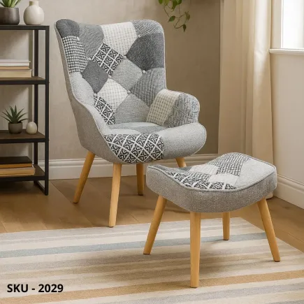 marca-design-shop-stile-moderno-stile-contemporaneo-Poltrona imbottita in Tessuto con Struttura in Metallo