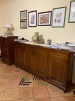 Credenza a 4 porte in color noce scuro - Mar.c.a. Design