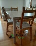 Tavolo in laminato effetto rovere allungabile - Mar.c.a Design